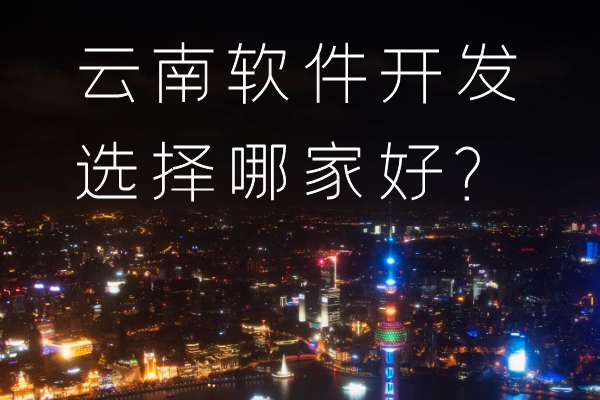 云南軟件開發(fā)選擇哪家好？